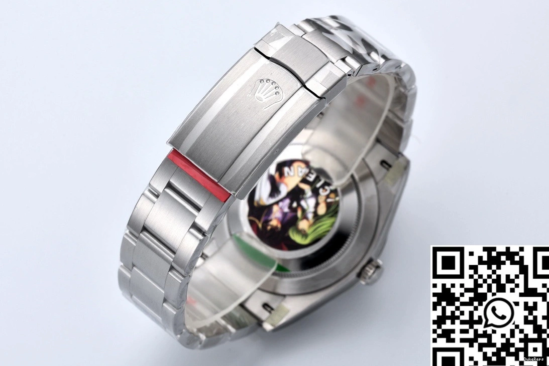 M124300-0002 41MM Dial Oyster Clean Rolex Perpetual Black Factory 0404